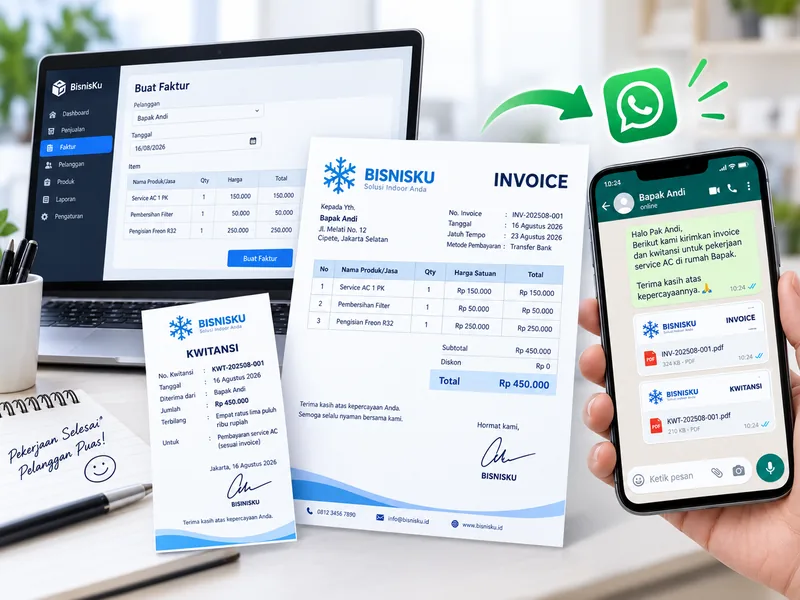 Invoice & kwitansi profesional